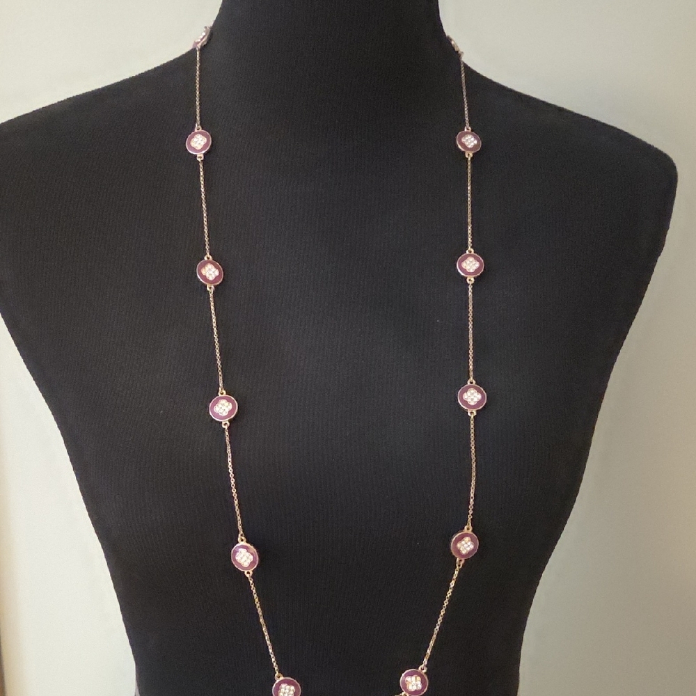 Elegant Pink Gemstone Necklace
